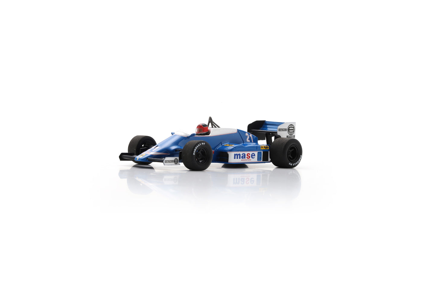 【2026年4月発売予定】 Spark S7257 1/43 Osella FA1F No.21 Brazil GP 1986 
Piercarlo Ghinzani