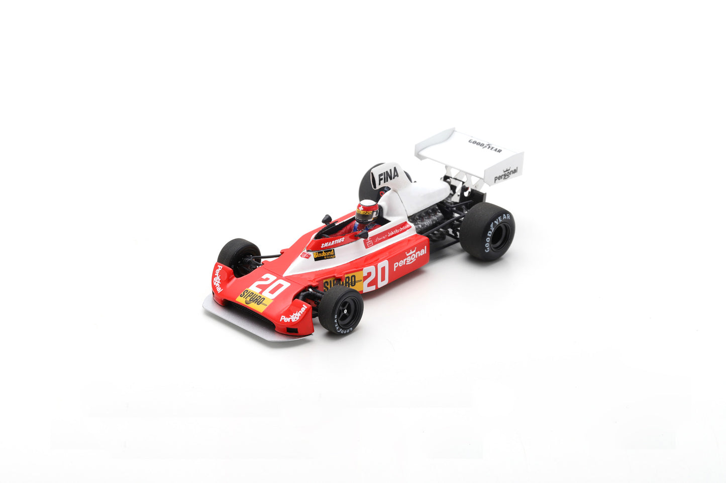 【2024年10月以降発売予定】 Spark S7489 1/43 Williams FW No.20 Austrian GP 1975 Jo Vonlanthen