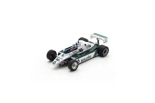 Spark S7499 1/43 Williams FW08 No.6 3rd German GP 1982 Keke Rosberg