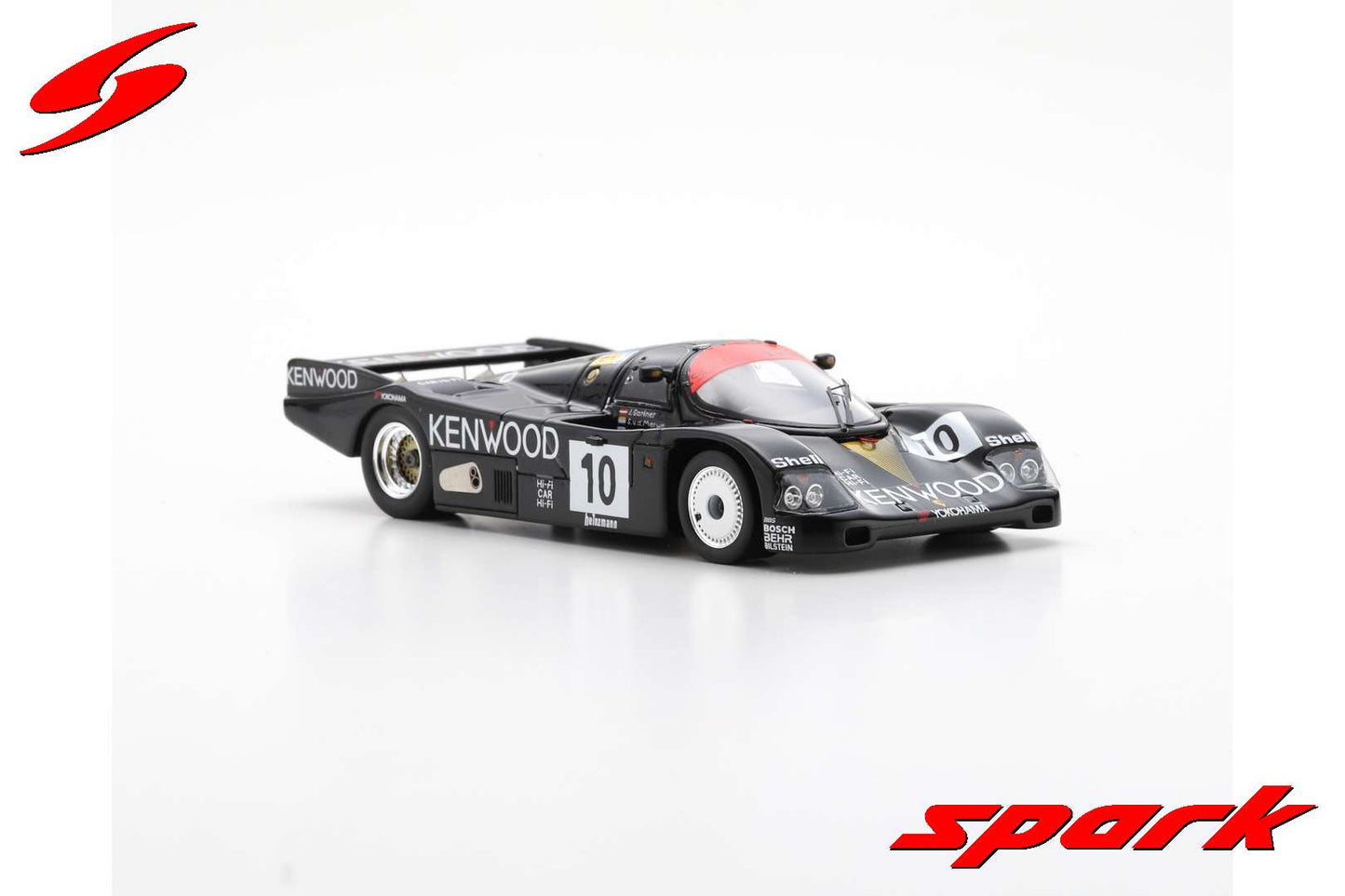 Spark S7509 1/43 Porsche 962 C No.10 24H Le Mans 1986 J. Gartner - S. Van Der Merwe - K. Takahashi
