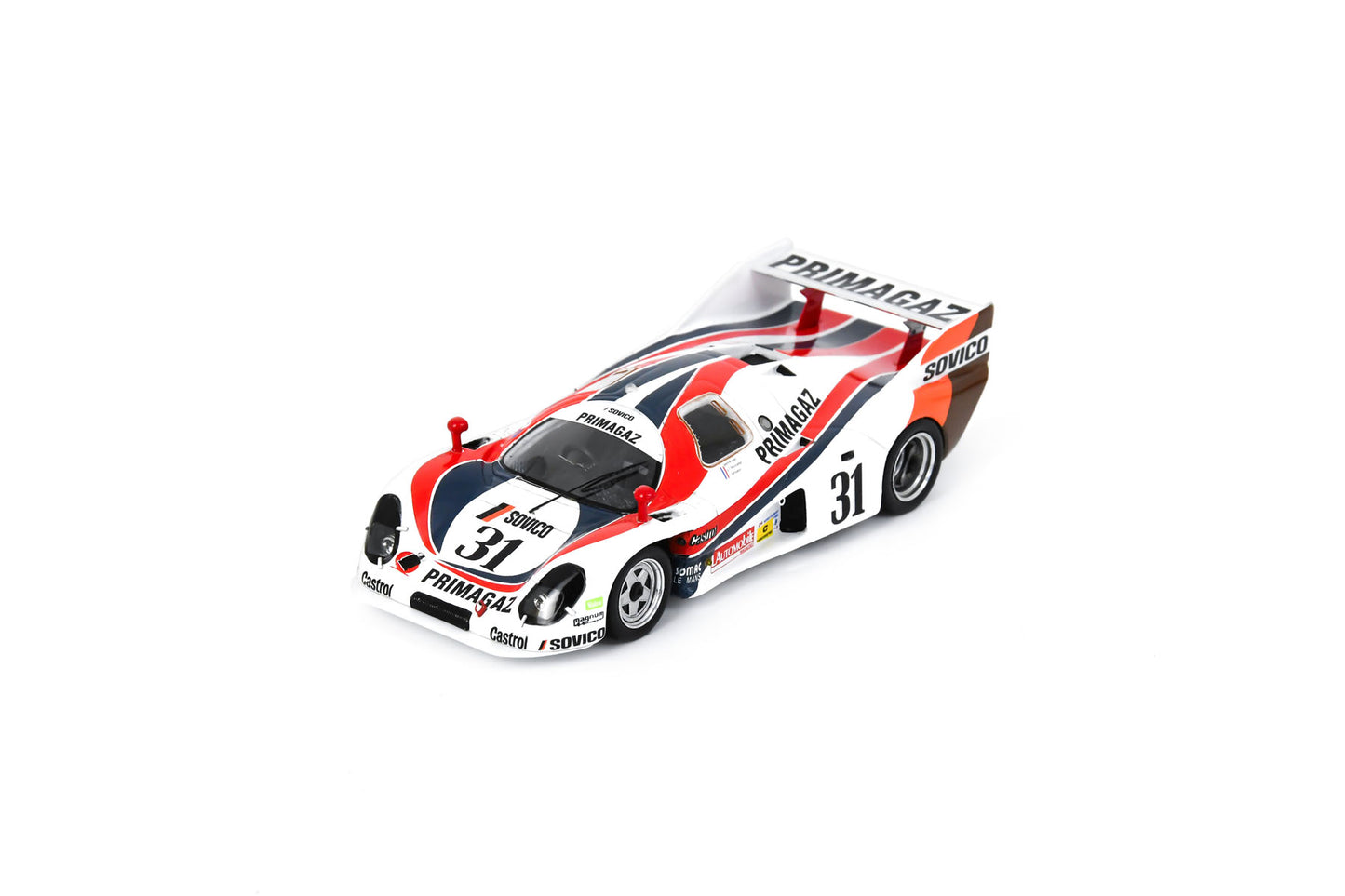 【2025年2月発売予定】 Spark S8464 1/43 Rondeau M382 No.31 Le Mans 24H 1985 P. Yver - F. Sérvanin - P-F. Rousselot