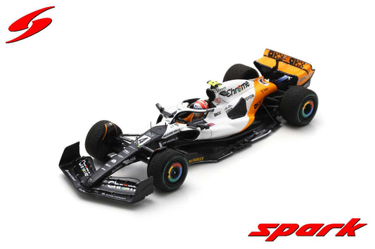 Spark S8583 1/43 McLaren MCL60 No.4 McLaren 9th Monaco GP 2023Lando Norris
