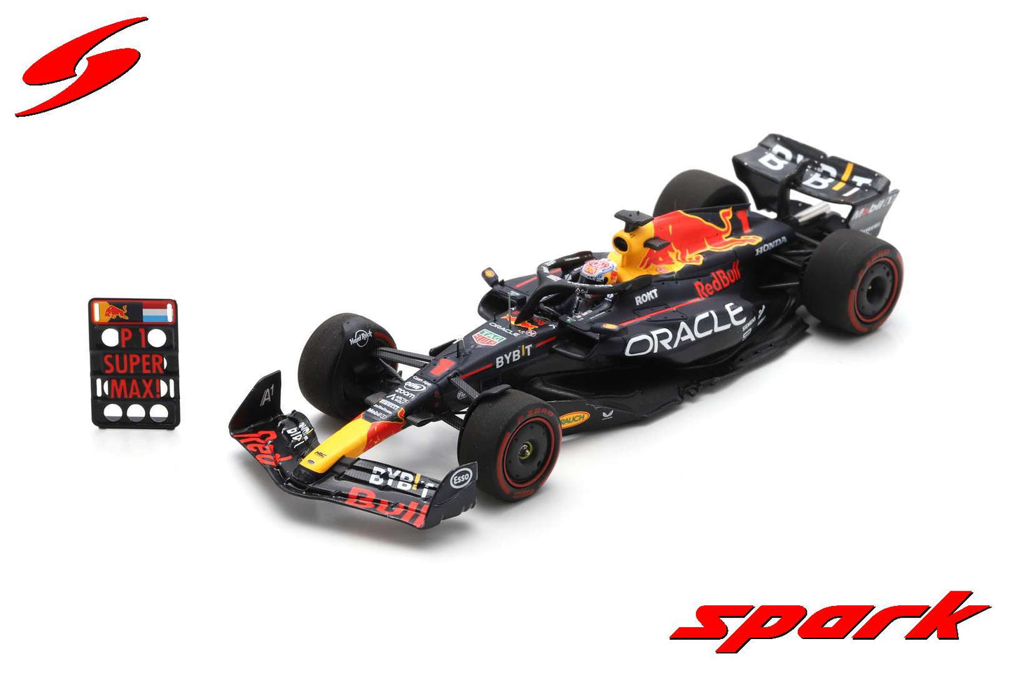 Spark S8592 1/43 Oracle Red Bull Racing RB19 No.1 Oracle Red Bull Racing Winner British GP 2023Max Verstappen
