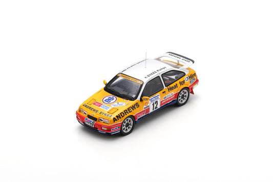 【2024年10月以降発売予定】 Spark S8711 1/43 Ford Sierra RS Cosworth No.12 Winner Manx International Rally 1989 R. Brookes – N. Wilson