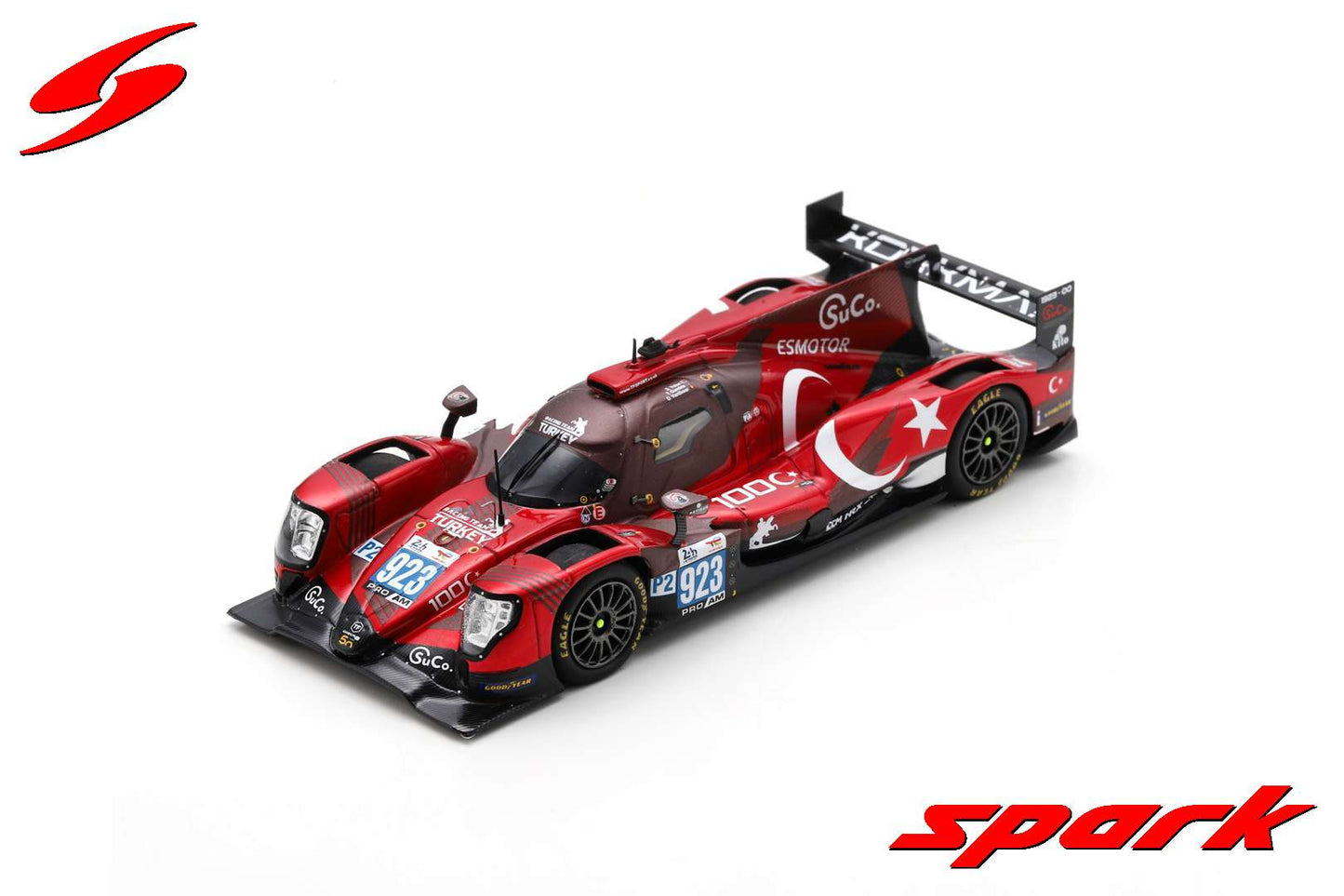 【2024年6月発売予定】Spark S8757 1/43 Oreca 07 - Gibson No.923 RACING TEAM TURKEY 24H Le Mans 2023S. Yoluç - T. Gamble - D. Vanthoor