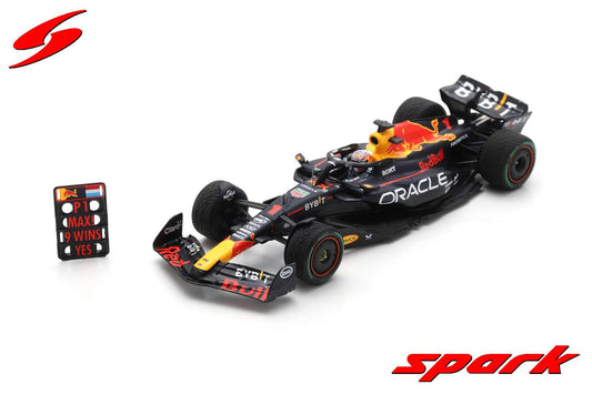 Spark S8923 1/43 Oracle Red Bull Racing RB19 No.1 Oracle Red Bull Racing Winner Dutch GP 2023Max Verstappen