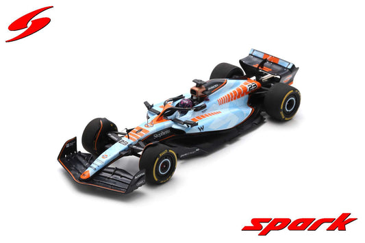 【2024年4月発売予定】 Spark S8930 1/43 Williams F1 FW45 No.23 Williams Racing Singapore GP 2023 Alex Albon