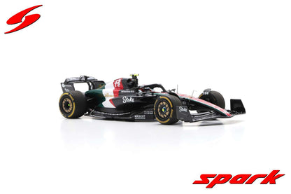 Spark S8933 1/43 Alfa Romeo F1 Team Stake C43 No.24 Alfa Romeo F1 Team ORLEN Italian GP 2023 Zhou Guanyu