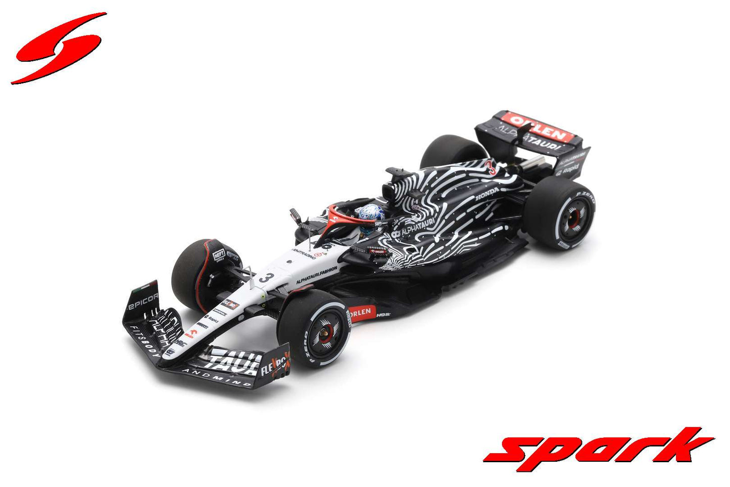 Spark S8942 1/43 AlphaTauri AT04 No.3 Scuderia AlphaTauri Las Vegas GP2023 Daniel Ricciardo