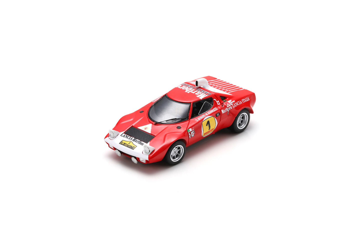 【2024年9月以降発売予定】 Spark S9071 1/43 Lancia Stratos HF No.1 Rally Costa Del Sol 1972  S. Munari -  M. Mannucci