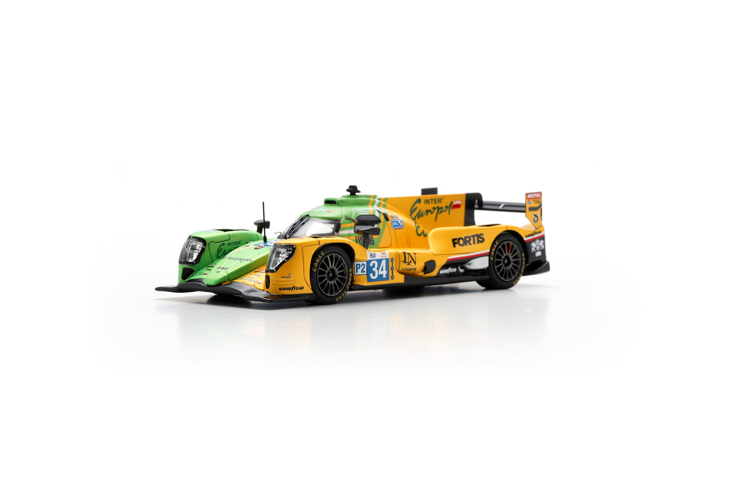 【2025年3月発売予定】 Spark S9140 1/43 Oreca 07 - Gibson No.34 INTER EUROPOL COMPETITION 2nd LMP2 class Le Mans 24H 2024 J. Smiechowski - C. Novalak - V. Lomko