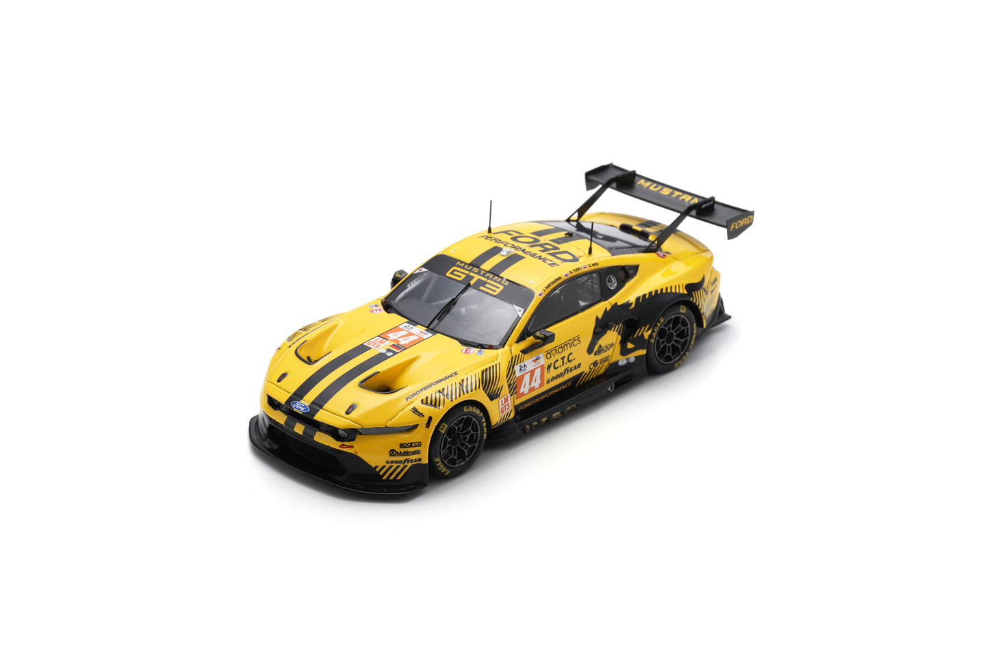 【2025年1月発売予定】 Spark S9148 1/43 Ford Mustang GT3 No.44 PROTON COMPETITION Le Mans 24H 2024 J. Hartshorne - B. Tuck - C. Mies