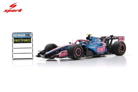 Spark S9367 1/43 BWT Alpine Formula One Team A526 No.43 10th Chinese GP 2026 Franco Colapinto