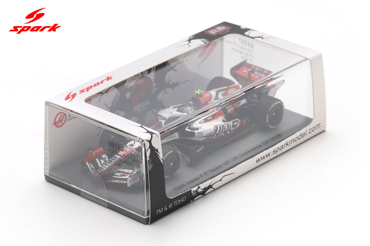 Spark S9387 1/43 TGR Haas F1 Team VF-26 No.87 Japanese GP 2026 Oliver Bearman