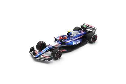 Spark S9522 1/43 Visa Cash App RB Formula One Team VCARB 01 No.22 Saudi Arabian GP 2024 Yuki Tsunoda