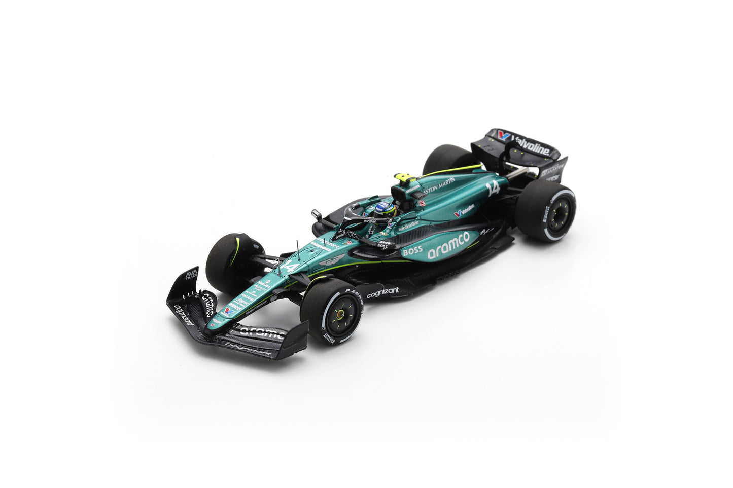 【2025年1月発売予定】 Spark S9529 1/43 Aston Martin Aramco F1 Team AMR24 No.14 Saudi Arabian GP 2024 Fernando Alonso