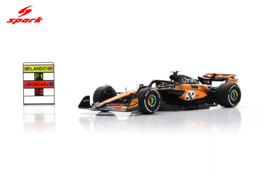 Spark S9622 1/43 McLaren MCL39 No.4 McLaren Formula 1 Team Winner Monaco GP 2025  Lando Norris