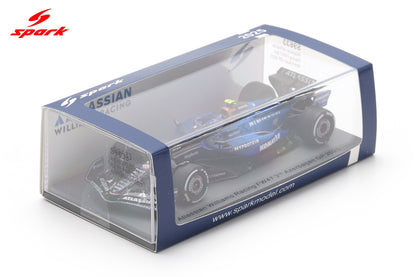 Spark S9633 1/43 Williams FW47 No.55 Williams Racing 3rd Azerbaijan GP 2025 Carlos Sainz
