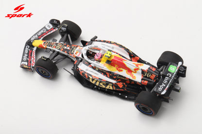 Spark S9643 1/43 Racing Bulls VCARB 02 No.30 Visa Cash App Racing Bulls Formula One Team US GP 2025 Liam Lawson
