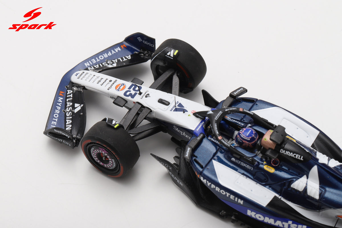 Spark S9644 1/43 Williams FW47 No.23 Williams Racing US GP 2025 Alexander Albon