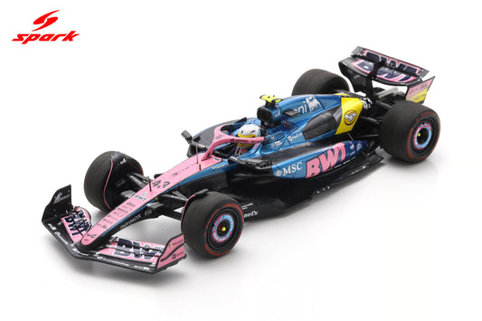 Spark S9667 1/43 Alpine A525 No.43 BWT Alpine Formula One Team US GP 2025 Franco Colapinto