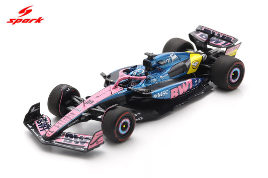 Spark S9668 1/43 Alpine A525 No.10 BWT Alpine Formula One Team US GP 2025 Pierre Gasly