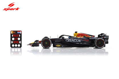 Spark S9669 1/43 Oracle Red Bull Racing RB21 No.1 Winner Las Vegas GP 2025 Max Verstappen