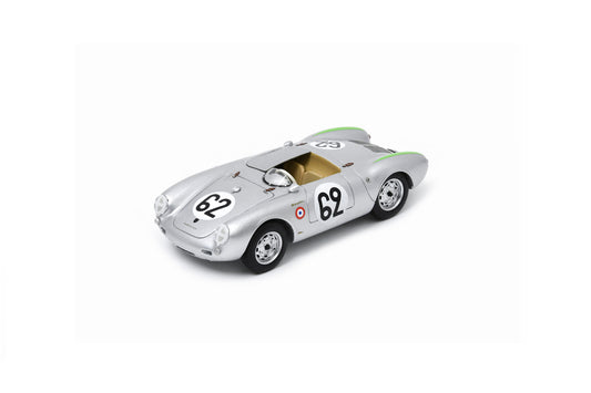 【2024年11月以降発売予定】 Spark S9712 1/43 Porsche 550 No.62 6th Le Mans 24H 1955 H. Gloeckler - J. Juhan