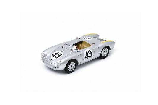 【2024年11月以降発売予定】 Spark S9713 1/43 Porsche 550 No.49 13th Le Mans 24H 1955 ZA.Duntov - A. Veuillet