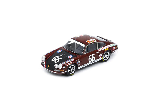 【2024年11月以降発売予定】 Spark S9749 1/43 Porsche 911T No.66 Le Mans 24H 1969 J. Egreteaud - R. Lopez