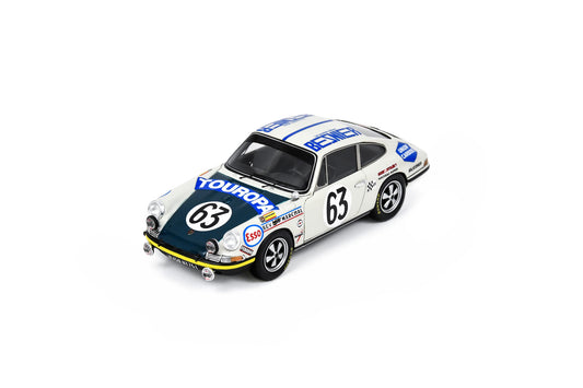 【2025年4月発売予定】 Spark S9750 1/43 Porsche 911T No.63 Le Mans 24H 1969 R. Mazzia - P. Mauroy