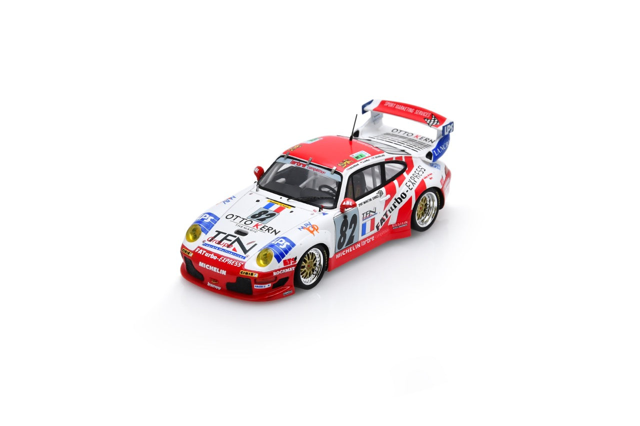 【2026年7月発売予定】 Spark S9906 1/43 Porsche GT2 No.82 17th Le Mans 24H 1996
A. Harle - P. Bourdais - P. Goueslard