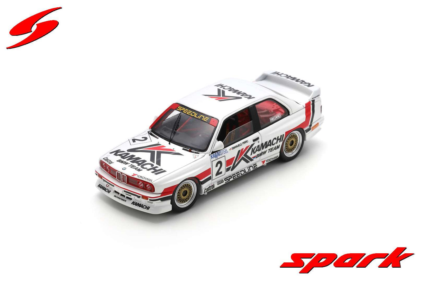 Spark SA259 1/43 BMW M3 E30 No.2 Macau Guia Race 1989 Emanuele Pirro