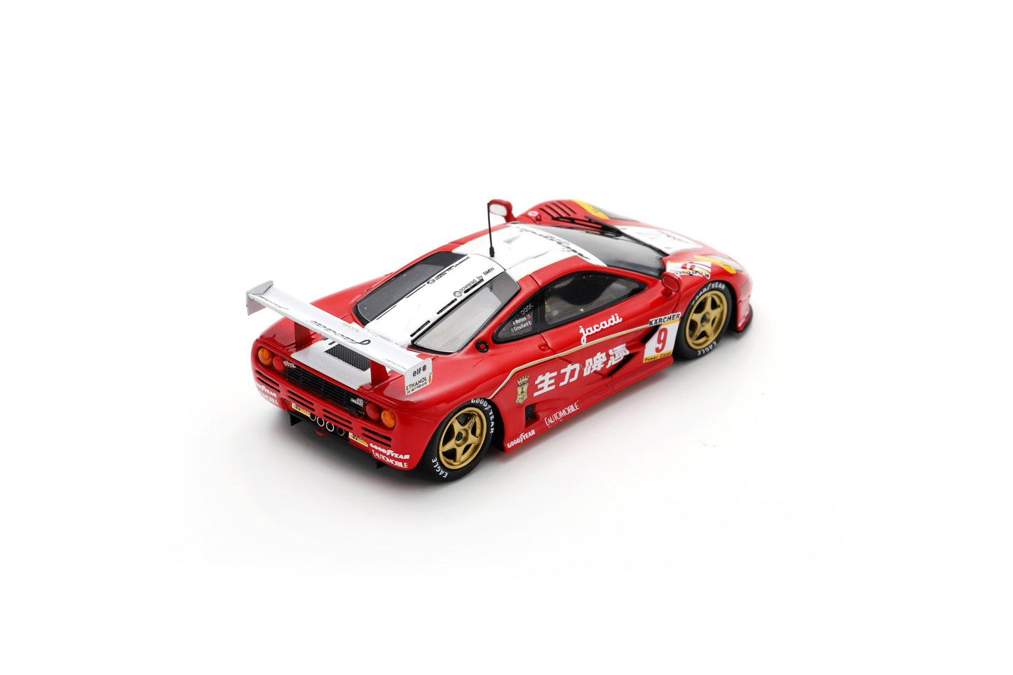 【2025年1月以降発売予定】 Spark SA261 1/43 McLaren F1 GTR No.9 Zhuhai BPR 1995 A. Wallace - O. Grouillard