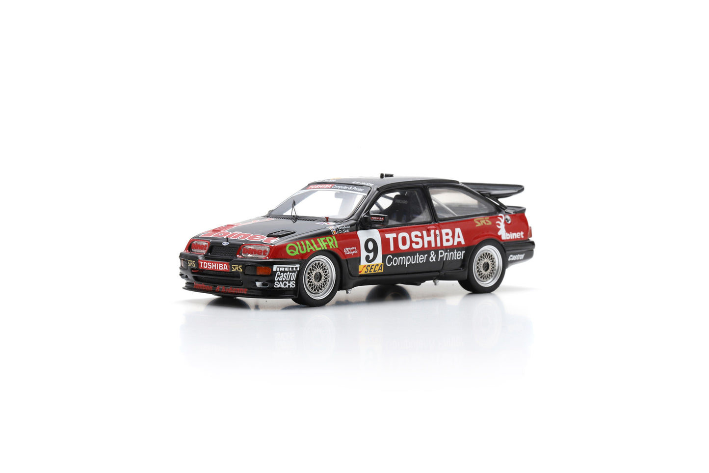 【2025年3月以降発売予定】 Spark SB242 1/43 Ford Sierra RS500 Cosworth No.9 24H Spa 1989 K. Bornebusch - L. de Sordi - P. Slaus