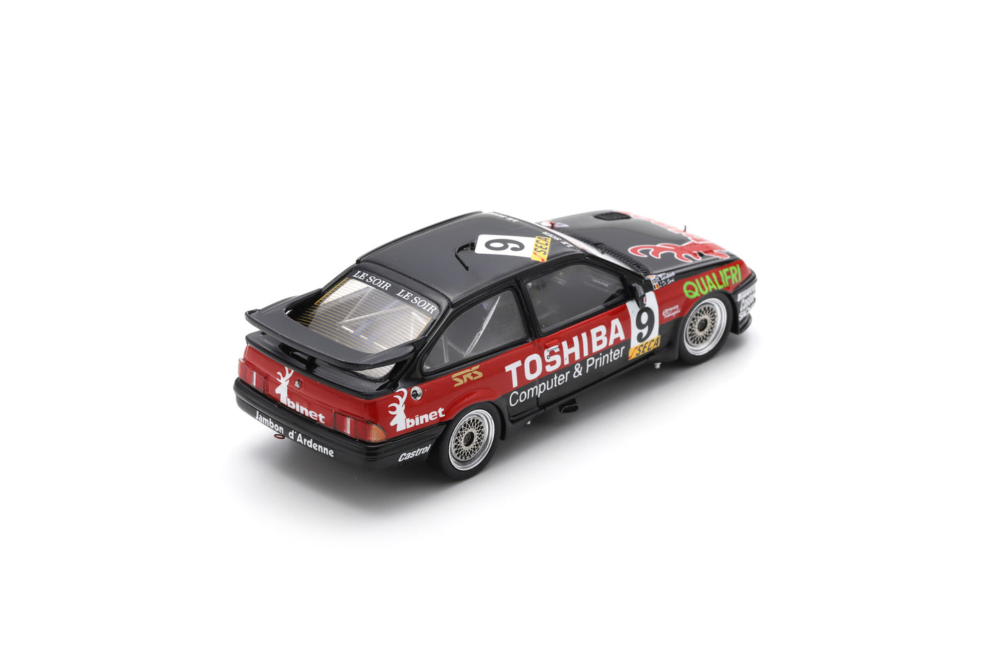 【2025年3月以降発売予定】 Spark SB242 1/43 Ford Sierra RS500 Cosworth No.9 24H Spa 1989 K. Bornebusch - L. de Sordi - P. Slaus