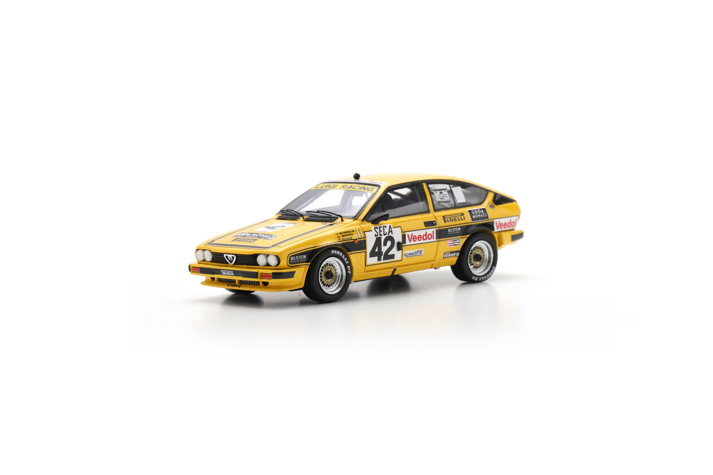 【2025年2月以降発売予定】 Spark SB429 1/43 Alfa Romeo GTV 6 No.42 24H Spa 1983 Micangeli – Gallo – "Spiffero"