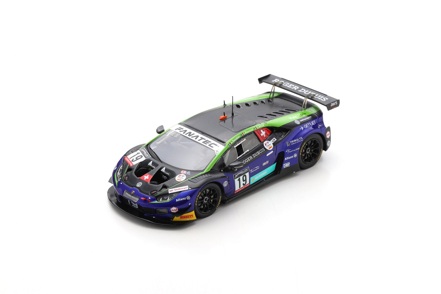 Spark SB508 1/43 Lamborghini Huracán GT3 EVO No.19 Emil Frey Racing 24H Spa 2022