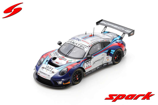Spark SB529 1/43 Porsche 911 GT3 R No.221 GPX Martini Racing 24H Spa 2022