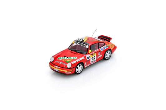 【2026年5月以降発売予定】 Spark SB566 1/43 Porsche 964 Carrera 2 No.28 3rd 24H Spa 1991 M. Hezemans - J. Hin - W. Land