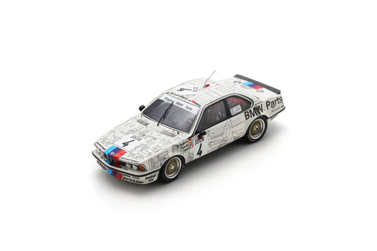 【2024年10月以降発売予定】 Spark SB654 1/43 BMW 635 Csi No.4 24H Spa 1983 G. Berger - R. Ravaglia - M. Winkelhock