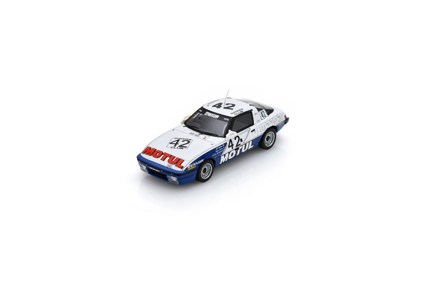 【2026年5月以降発売予定】 Spark SB697 1/43 Mazda RX-7 TWR No.42 5th Spa 24H 1981
M. Duez - J. Allam - C. Nicholson