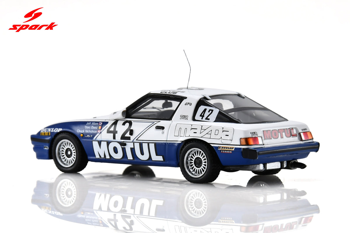 Spark SB697 1/43 Mazda RX-7 TWR No.42 5th Spa 24H 1981M. Duez - J. Allam - C. Nicholson