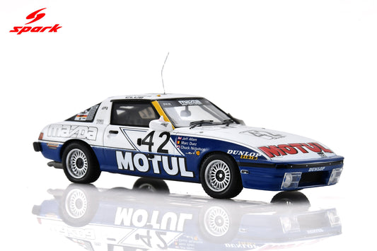 Spark SB697 1/43 Mazda RX-7 TWR No.42 5th Spa 24H 1981M. Duez - J. Allam - C. Nicholson