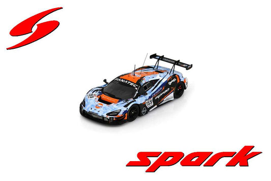 Spark SB735 1/43 McLaren 720S GT3 EVO No.159 Garage 59 24H Spa 2023 M. Kirchhöfer - B. Goethe - N. Kjaergaard