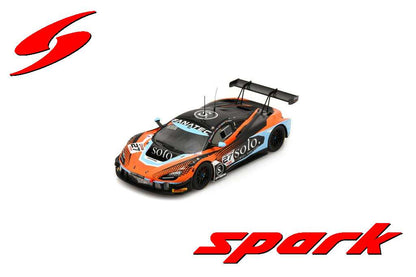 Spark SB796 1/43 McLaren 720S GT3 EVO No.27 Optimum Motorsport 24H Spa 2024 O. Millroy – M. Radcliffe – F. Rueda – R. Bell