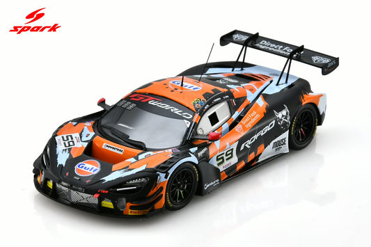 Spark SB852 1/43 McLaren 720S GT3 EVO No.59 Garage 59 6th 24H Spa 2025  J. Loake - M. Kirchhöfer - B. Goethe