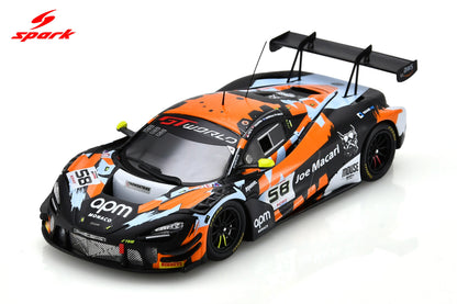 Spark SB857 1/43 McLaren 720S GT3 EVO No.58 Garage 59 24H Spa 2025  A. Smalley - F. Schandorff - D. Macdonald - L. Prette