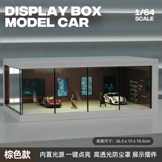 【2026年7月以降発売予定】 収蔵家 SCJ423A 1/64 会社前駐車場 A ブラウン・ライト付
