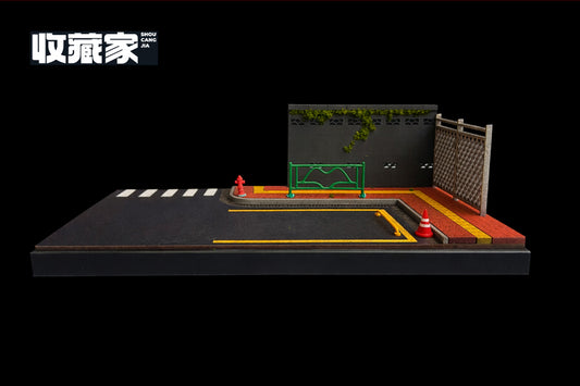 収蔵家 SCJ82007  1/64 都市情景 路上駐車スペース クリアケース付
